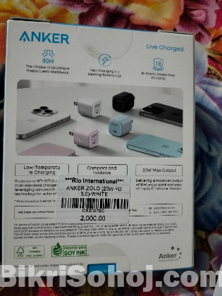 Zolo Anker iphone adaptor new